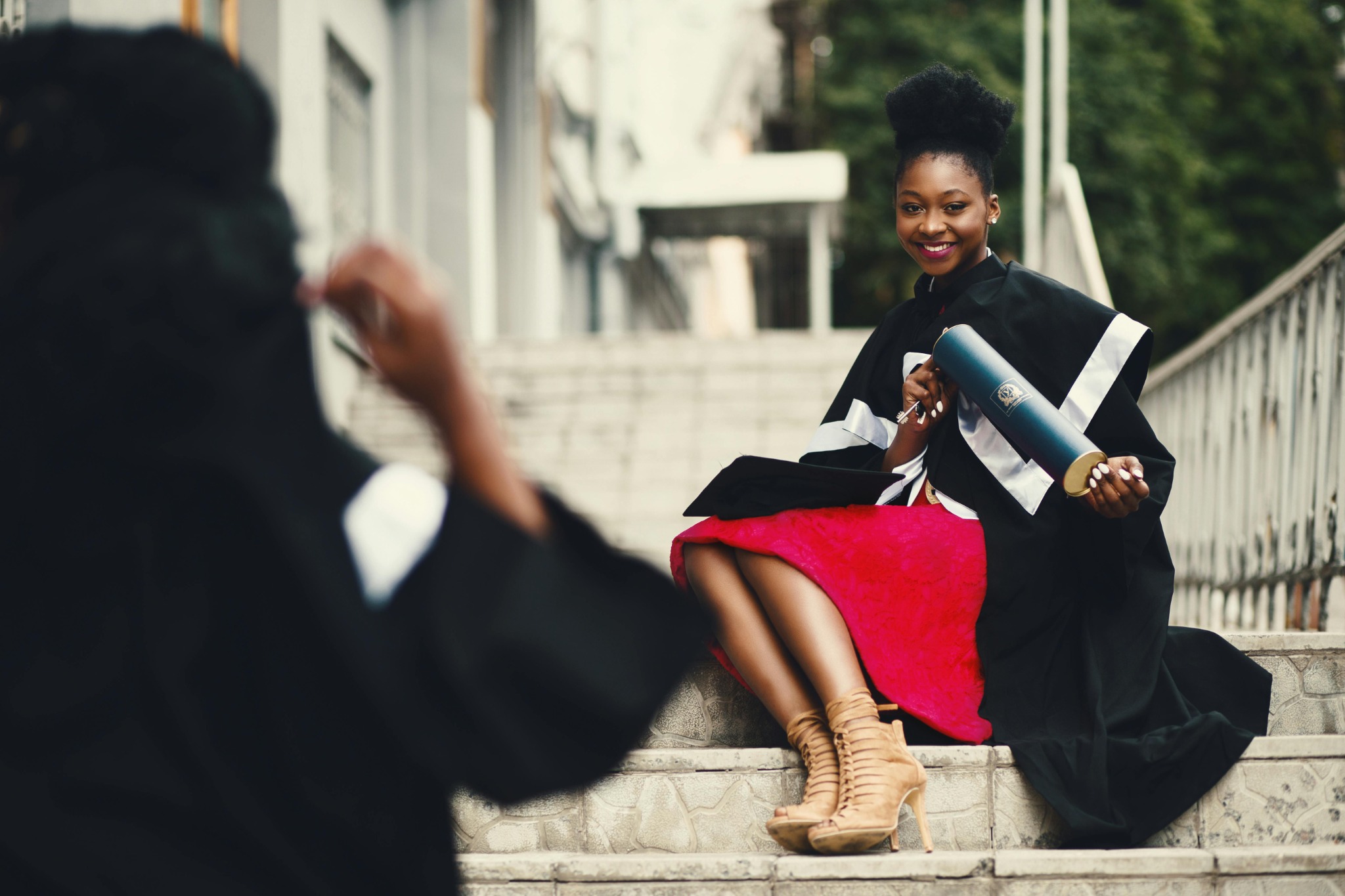 Happy graduate